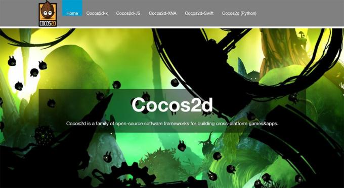 „Cocos2D“ svetainė