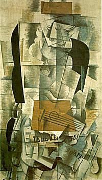„Moteris su gitara“ - Georgesas Braque'as