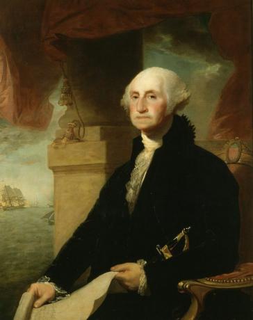 Prezidentas Džordžas Vašingtonas, nutapytas 1794 m.