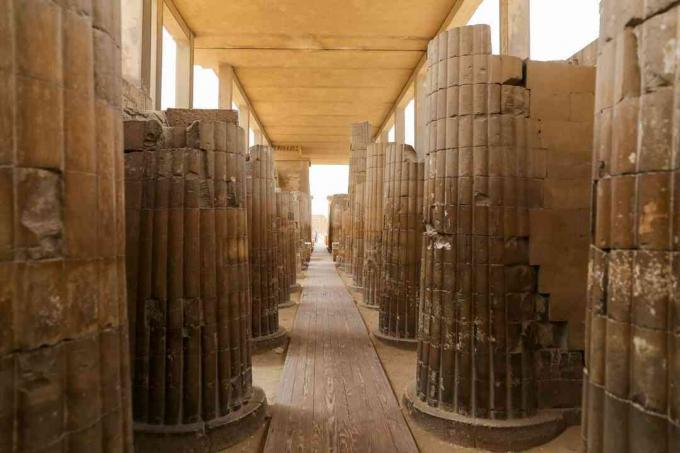 Senosios karalystės laidojimo komplekso interjeras Saqqara