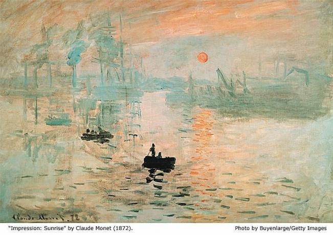 Saulėtekis - Monet (1872)