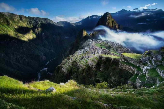 Machu Picchu saulėtekis