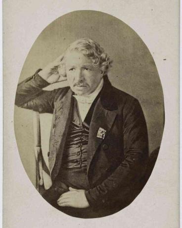 Louis Daguerre portretas, be datos