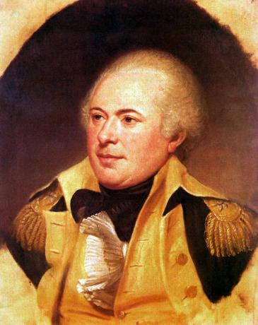 Generolo Jameso Wilkinsono, JAV armijos vyresniojo karininko, portretas, 1800–1812 m.