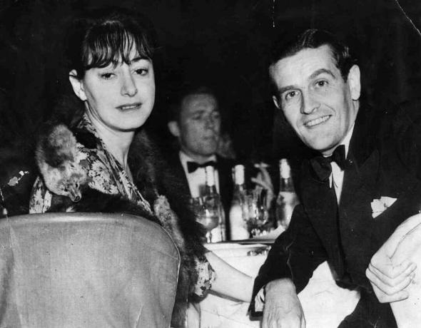 Dorothy Parker ir Alanas Campbell restorane