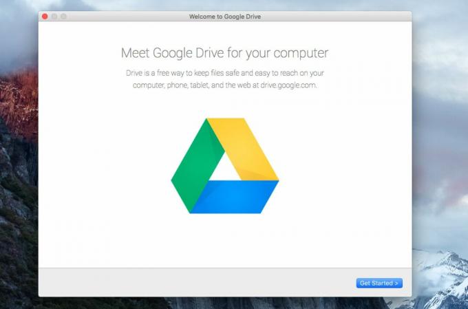 „Google“ diskas, skirtas „Mac“