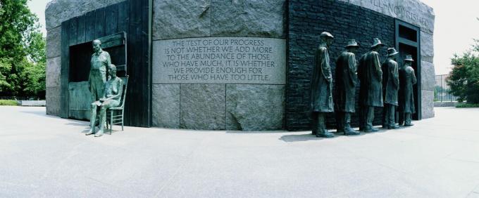 JAV, Vašingtone, Franklino Delano Roosevelto memorialas