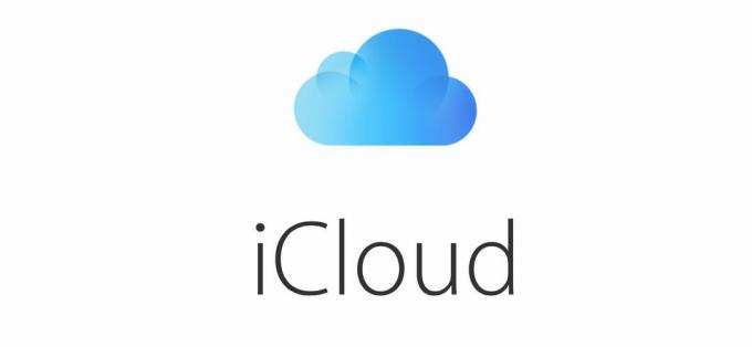 „iCloud“ logotipas