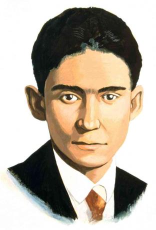 Franzas Kafka, čekų romanistas, XX amžiaus pradžia.
