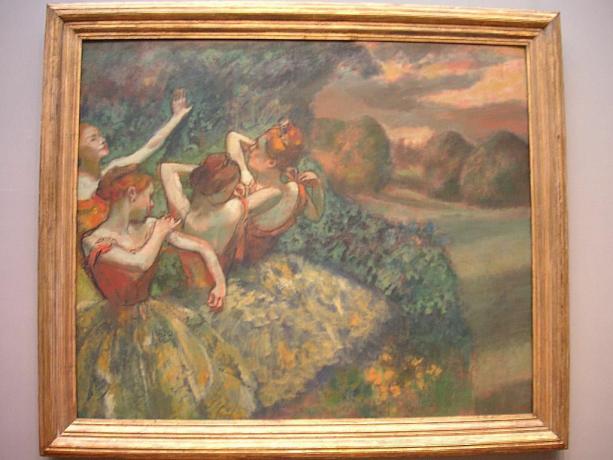 „Keturi šokėjai“ - Edgaras Degas